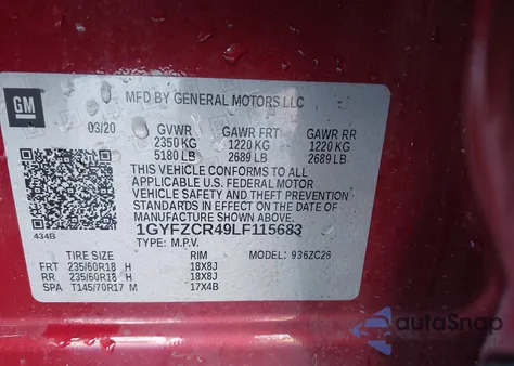 2020 Cadillac Xt4 Fwd Premium Luxury from USA, damaged, VIN 1GYFZCR49LF115683